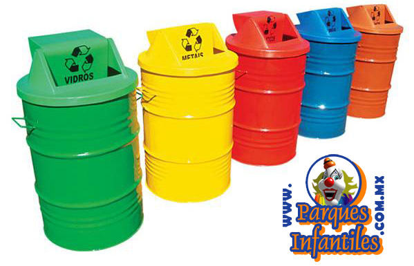 Bolsas de reciclaje con colores y dibujos Kawaii - Refuerzo para